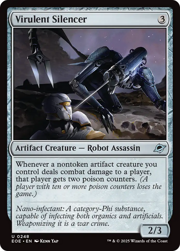 Virulent Silencer [Edge of Eternities] | Gate City Games LLC