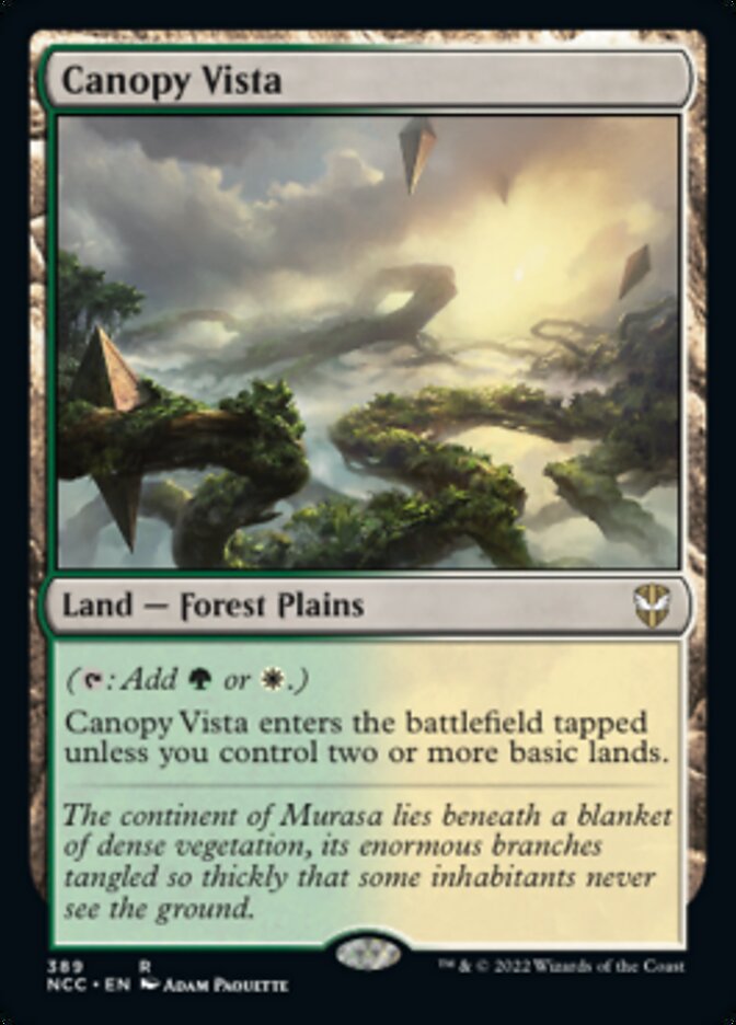 Canopy Vista [Streets of New Capenna Commander] | Gate City Games LLC