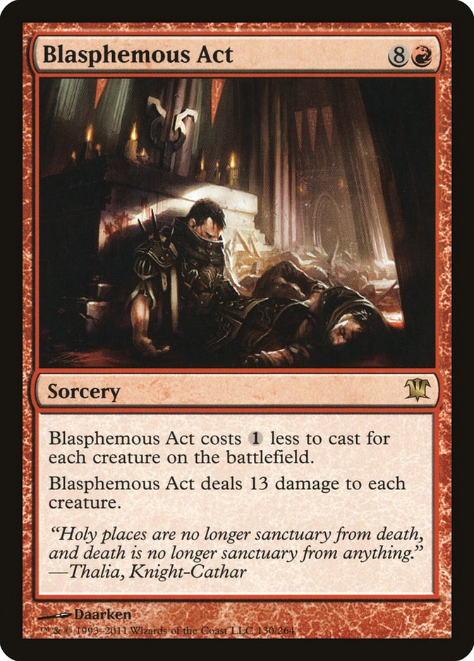 Blasphemous Act [Innistrad] | Gate City Games LLC
