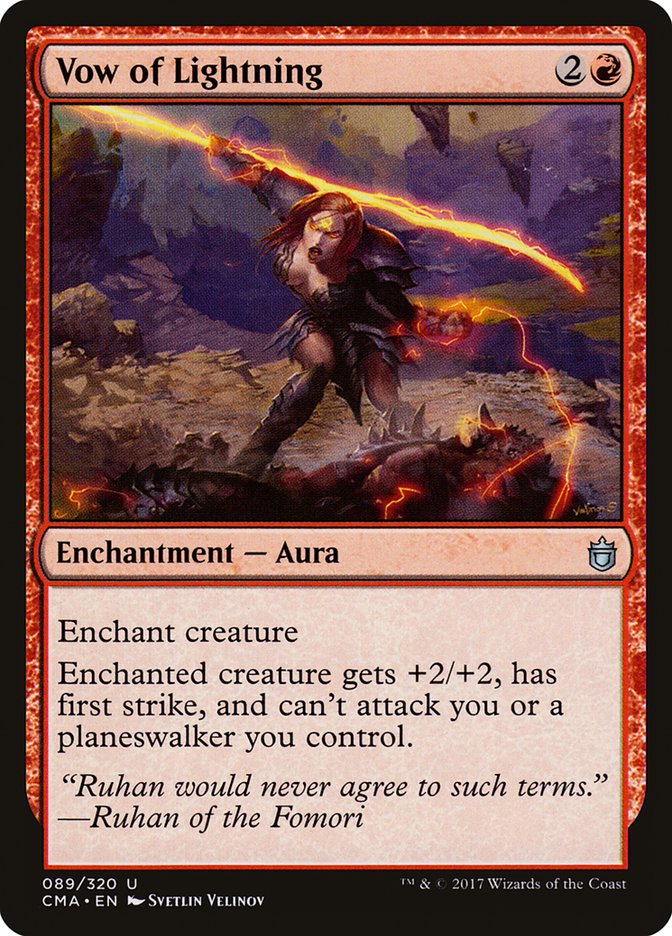 Vow of Lightning [Commander Anthology] | Gate City Games LLC