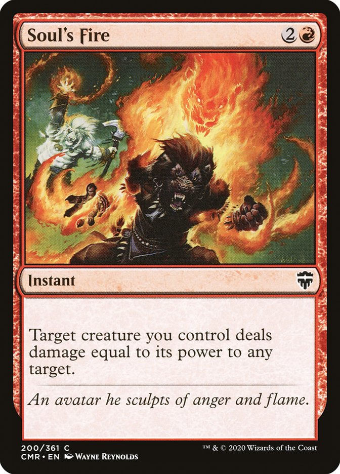 Soul's Fire [Commander Legends] | Gate City Games LLC