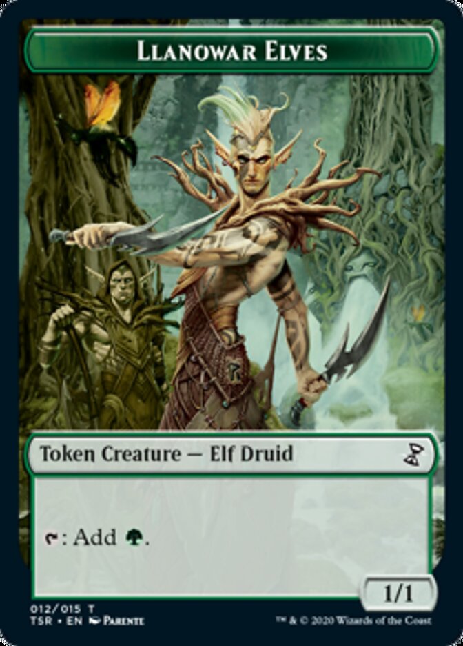 Llanowar Elves Token [Time Spiral Remastered Tokens] | Gate City Games LLC