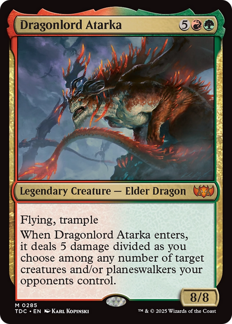 Dragonlord Atarka [Tarkir: Dragonstorm Commander] | Gate City Games LLC
