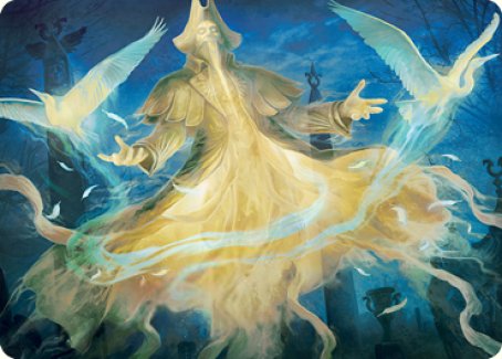 Heron-Blessed Geist Art Card [Innistrad: Crimson Vow Art Series] | Gate City Games LLC