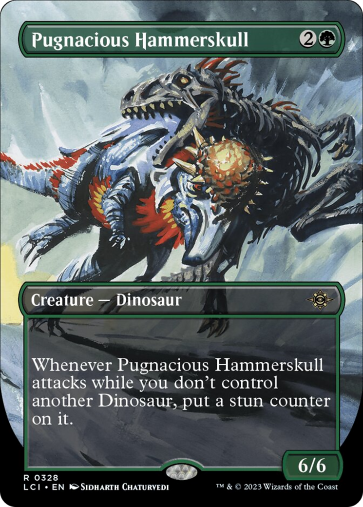 Pugnacious Hammerskull (Borderless) [The Lost Caverns of Ixalan] | Gate City Games LLC