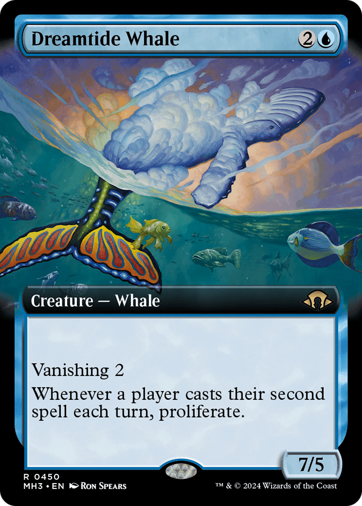 Dreamtide Whale (Extended Art) [Modern Horizons 3] | Gate City Games LLC