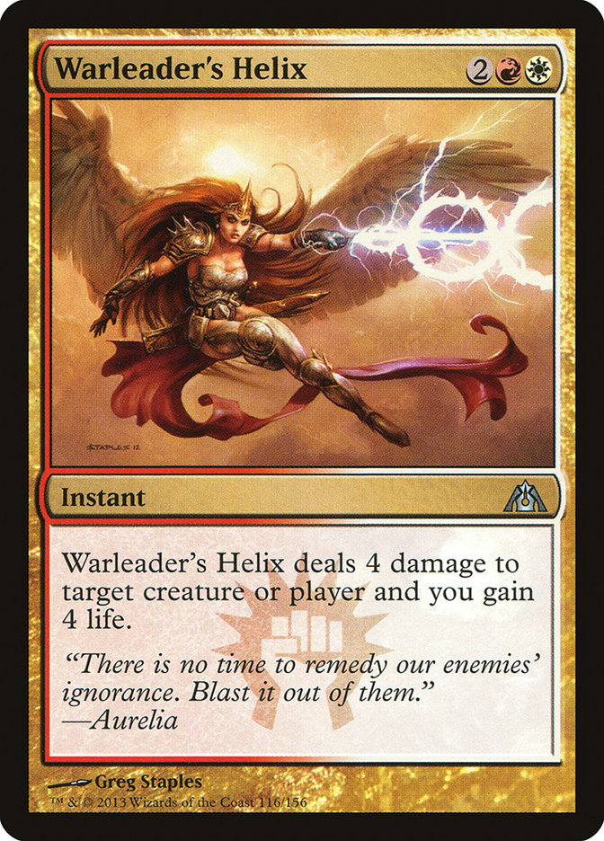 Warleader's Helix [Dragon's Maze] | Gate City Games LLC