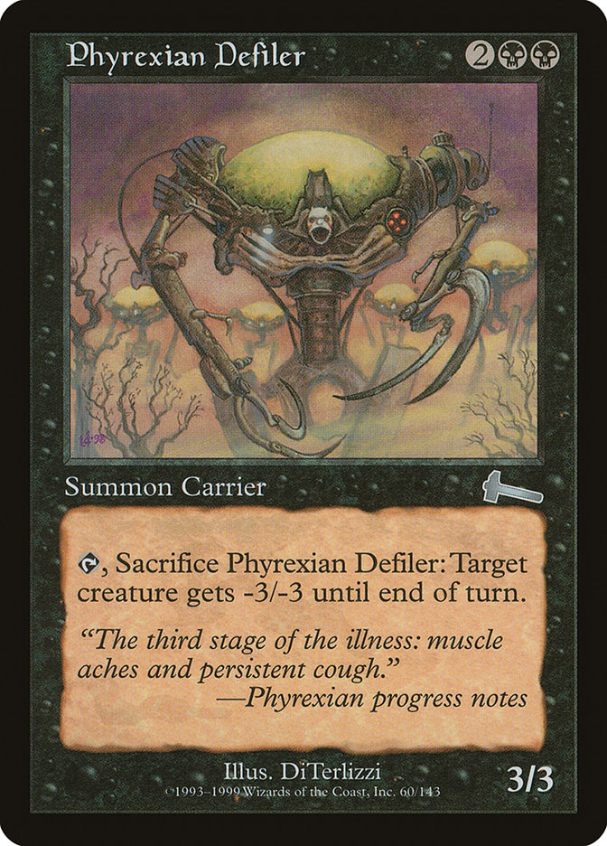 Phyrexian Defiler [Urza's Legacy] | Gate City Games LLC