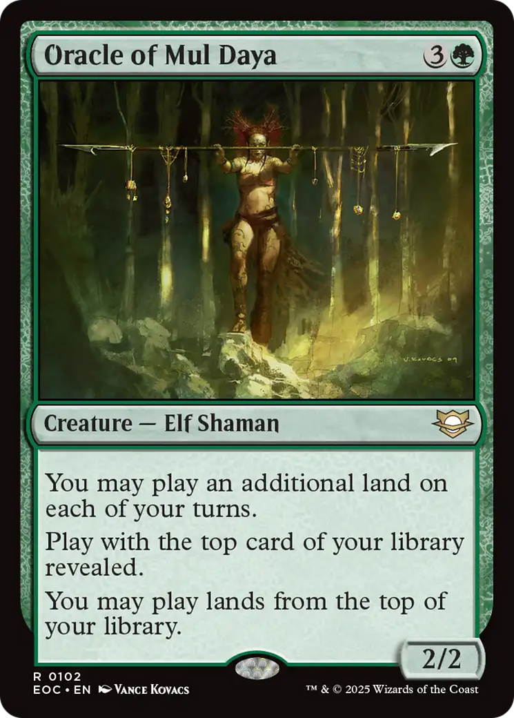 Oracle of Mul Daya [Edge of Eternities Commander] | Gate City Games LLC