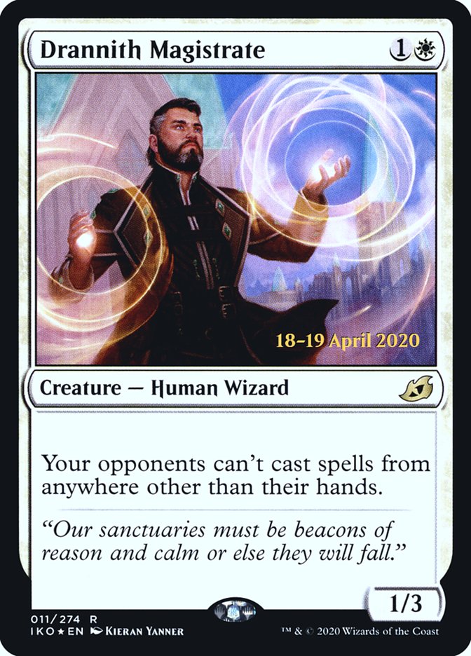 Drannith Magistrate [Ikoria: Lair of Behemoths Prerelease Promos] | Gate City Games LLC