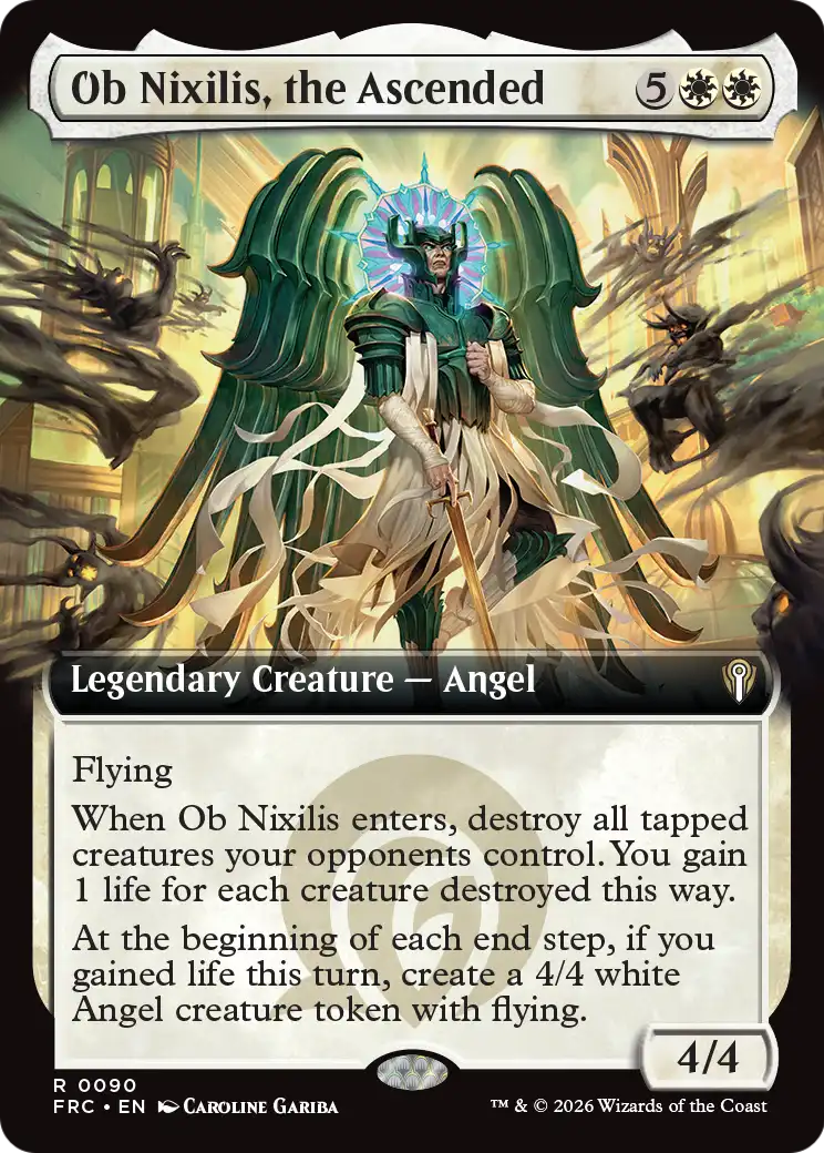 Ob Nixilis, the Ascended (Extended Art) [Reality Fracture Commander] | Gate City Games LLC
