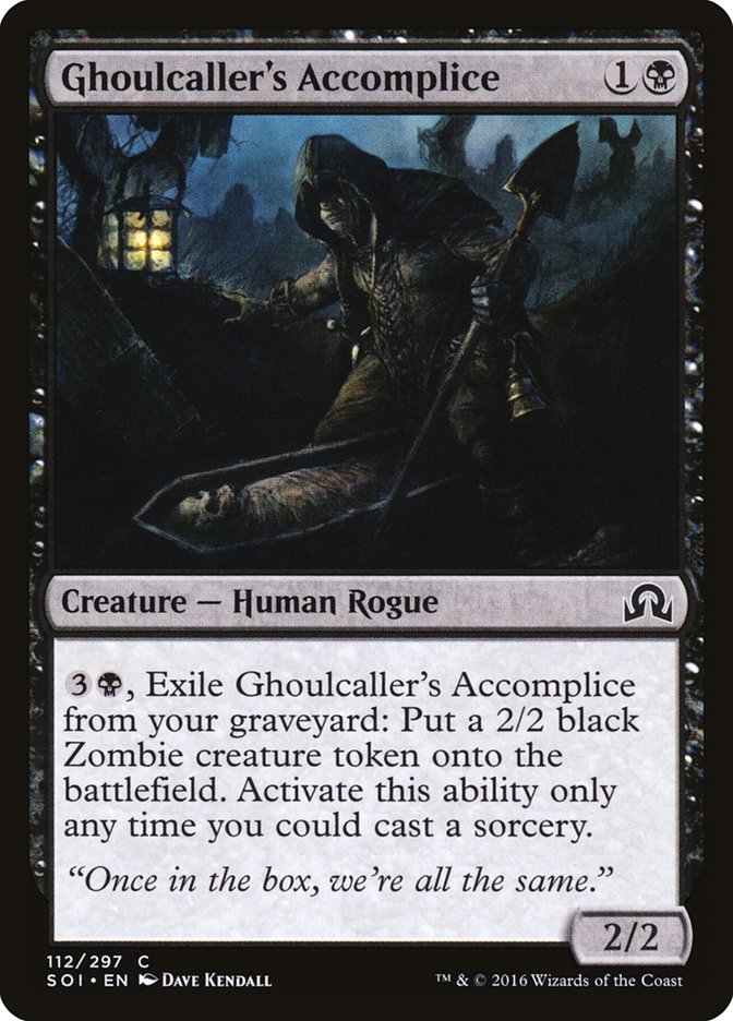Ghoulcaller's Accomplice [Shadows over Innistrad] | Gate City Games LLC
