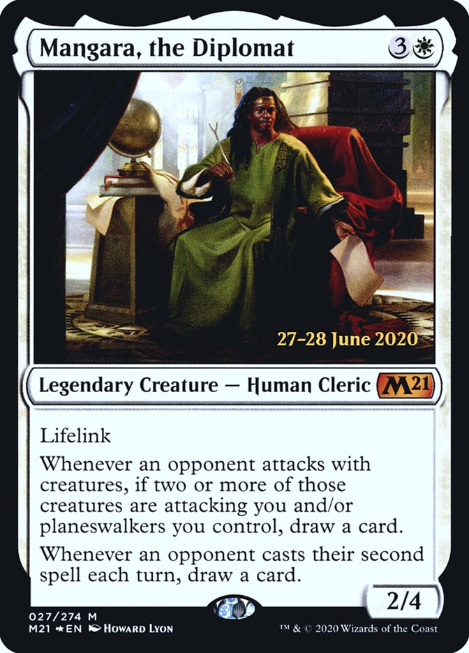 Mangara, the Diplomat [Core Set 2021 Prerelease Promos] | Gate City Games LLC
