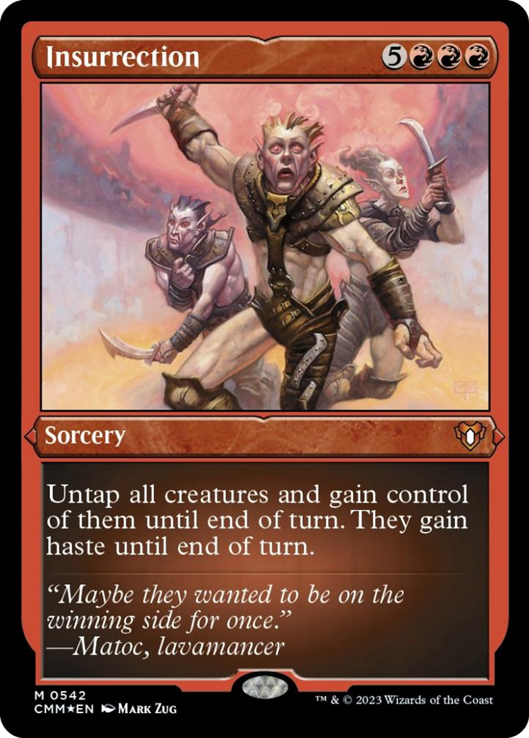 Insurrection (Foil Etched) [Commander Masters] | Gate City Games LLC