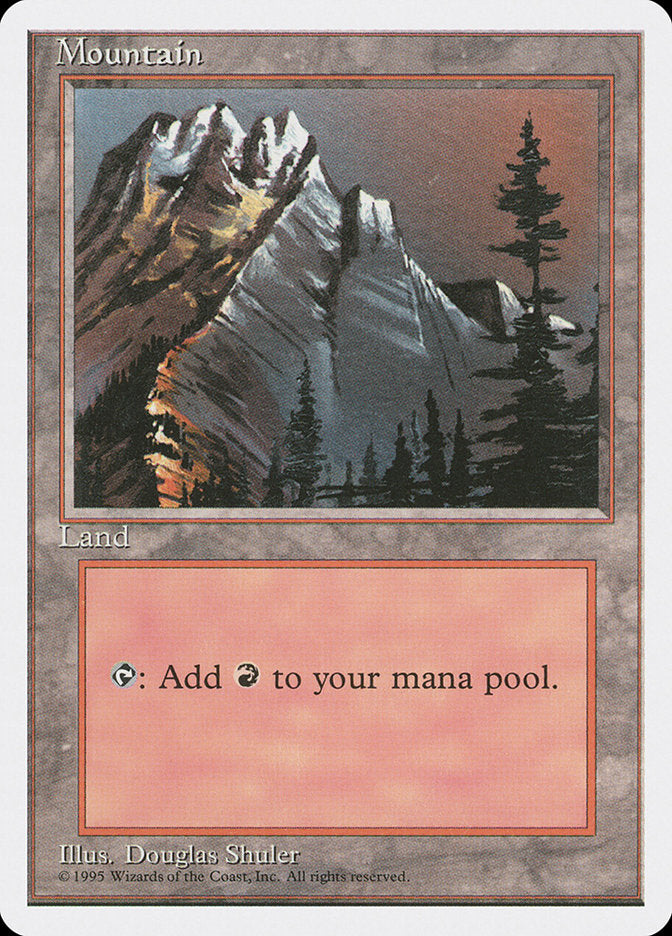 Mountain (Snow Top / Highest Point on Left) [Fourth Edition] | Gate City Games LLC
