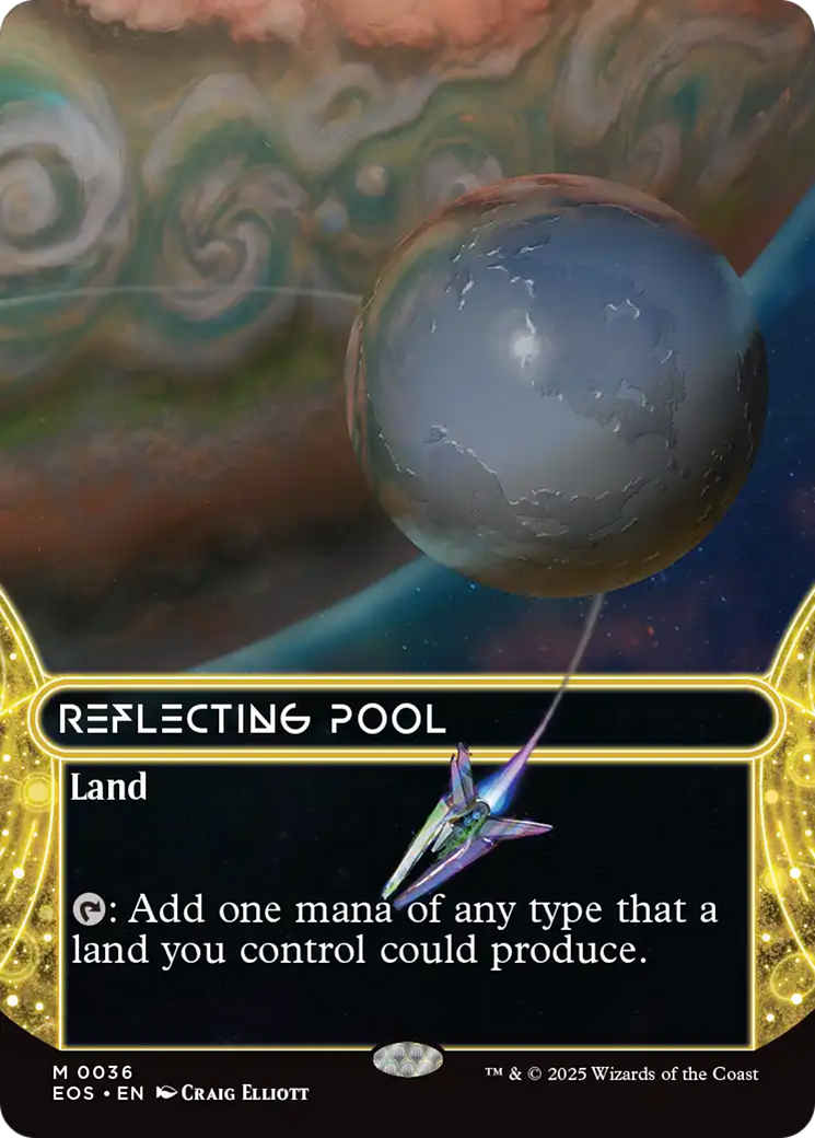 Reflecting Pool (0036) (Borderless) [Edge of Eternities: Stellar Sights] | Gate City Games LLC