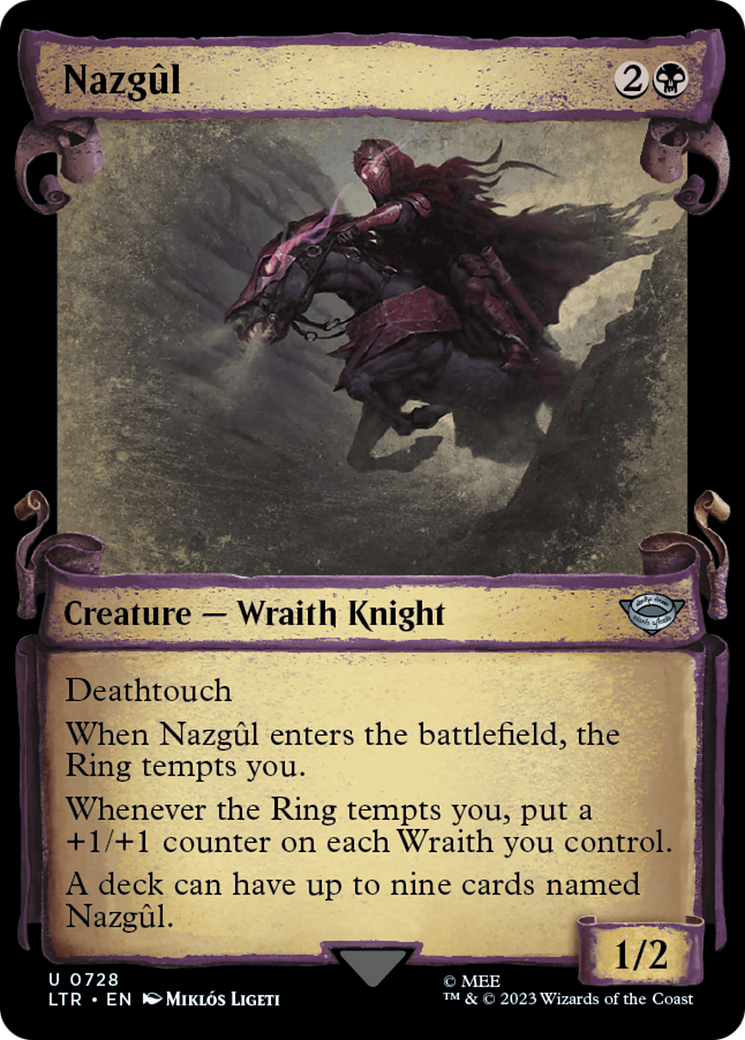 Nazgul (0728) [The Lord of the Rings: Tales of Middle-Earth Showcase Scrolls] | Gate City Games LLC