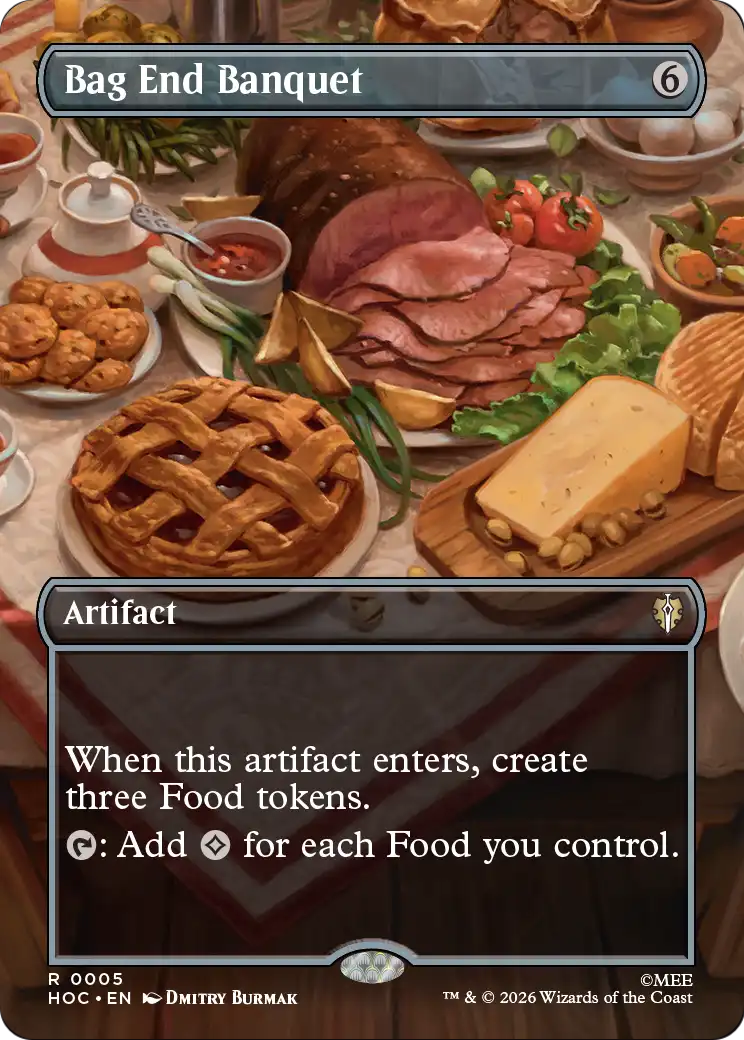 Bag End Banquet (Borderless) [The Hobbit: Eternal-Legal] | Gate City Games LLC