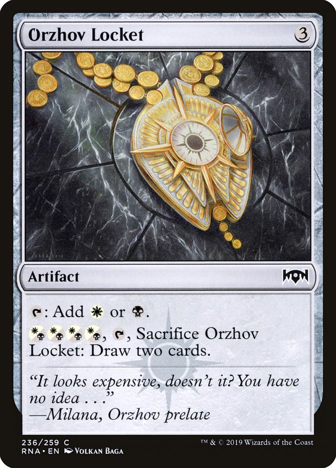 Orzhov Locket [Ravnica Allegiance] | Gate City Games LLC