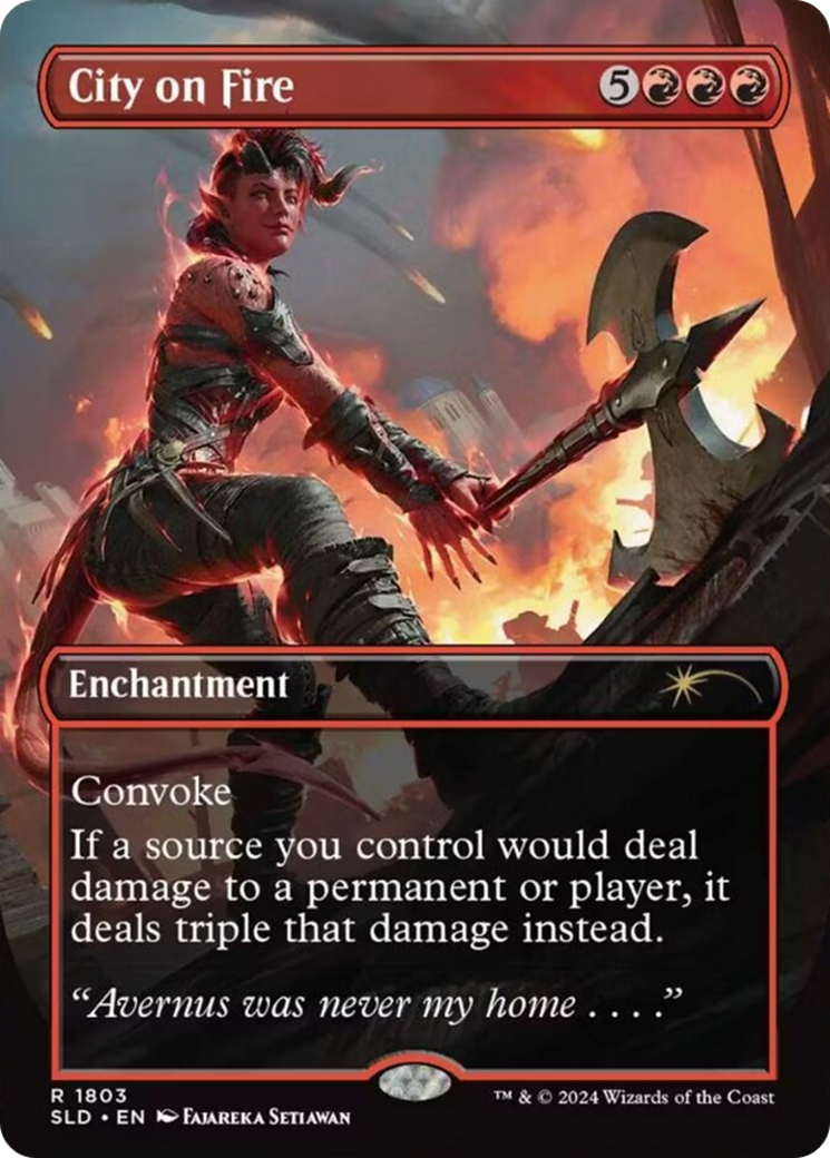 City on Fire [Secret Lair Drop Series] | Gate City Games LLC