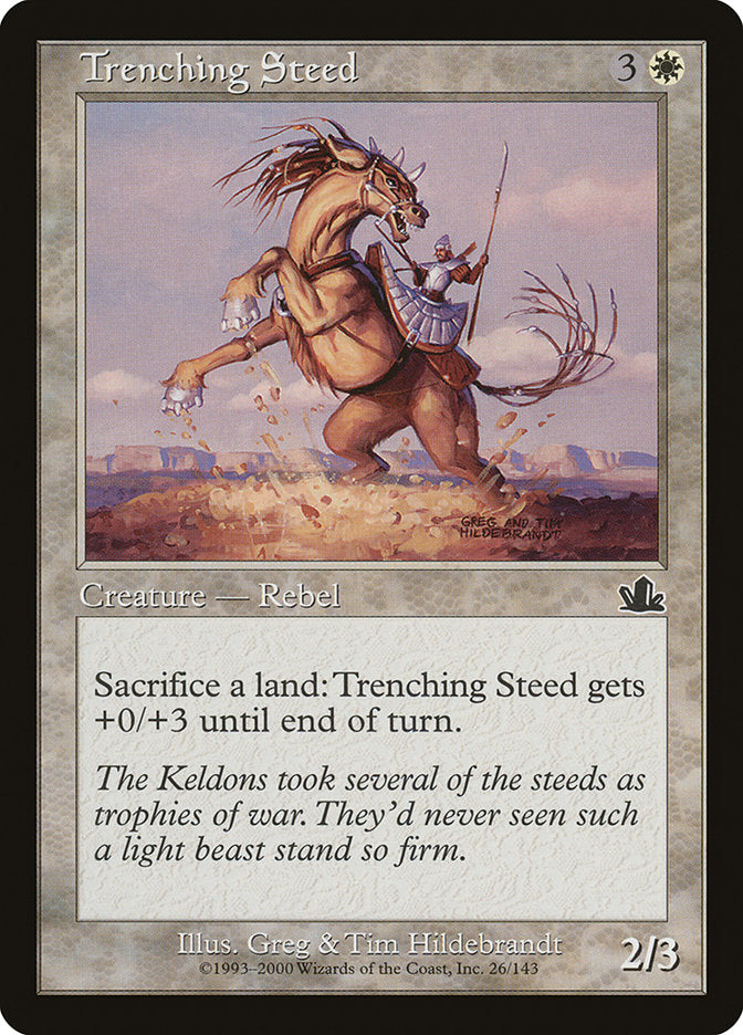 Trenching Steed [Prophecy] | Gate City Games LLC