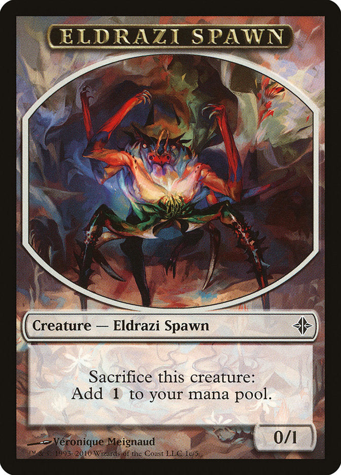 Eldrazi Spawn Token (1c/5) [Rise of the Eldrazi Tokens] | Gate City Games LLC