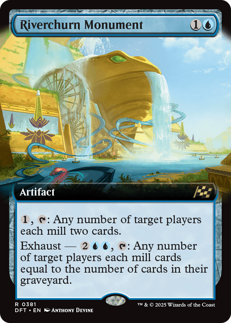 Riverchurn Monument (Extended Art) [Aetherdrift] | Gate City Games LLC