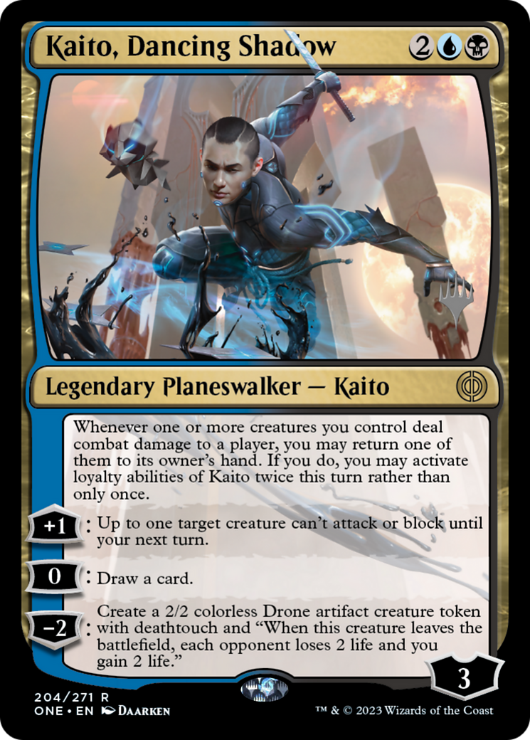Kaito, Dancing Shadow (Promo Pack) [Phyrexia: All Will Be One Promos] | Gate City Games LLC