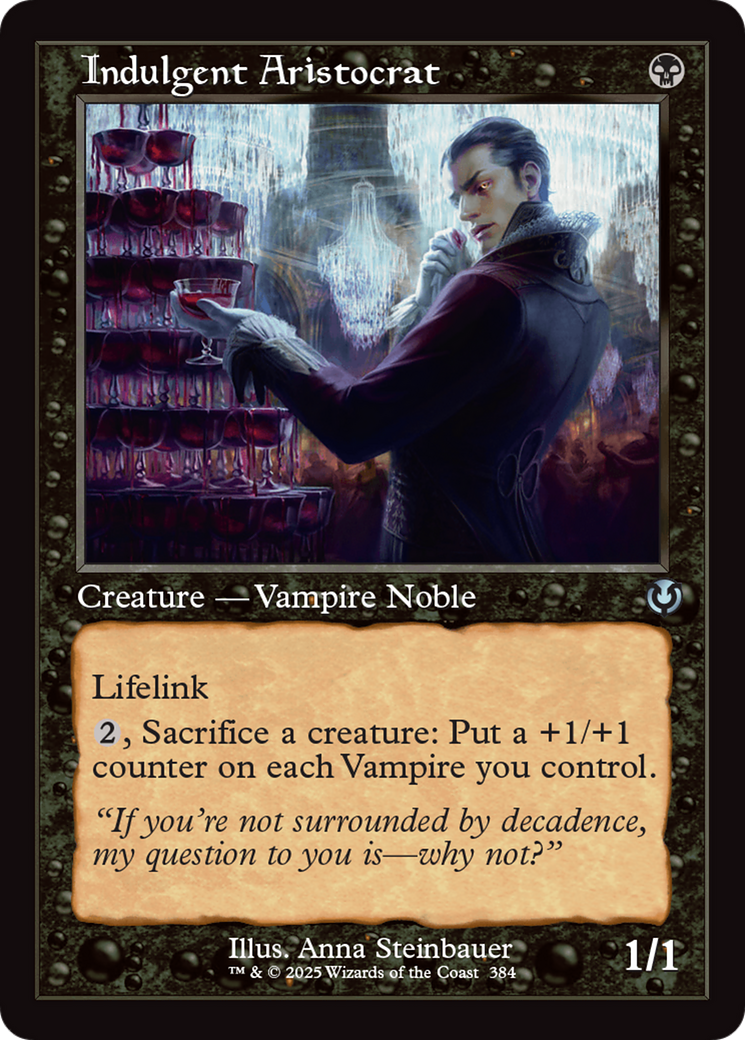 Indulgent Aristocrat (Retro Frame) [Innistrad Remastered] | Gate City Games LLC