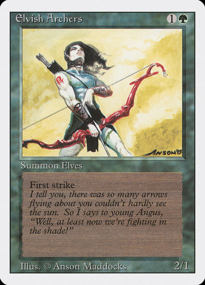 Elvish Archers [Revised Edition] | Gate City Games LLC