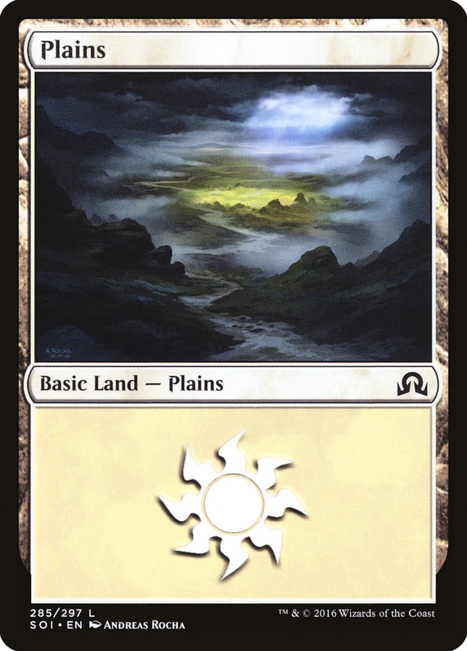 Plains (285) [Shadows over Innistrad] | Gate City Games LLC