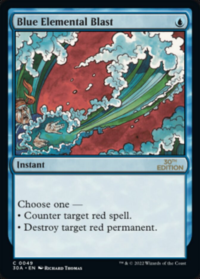 Blue Elemental Blast [30th Anniversary Edition] | Gate City Games LLC