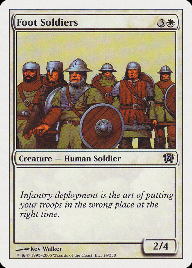 Foot Soldiers [Ninth Edition] | Gate City Games LLC