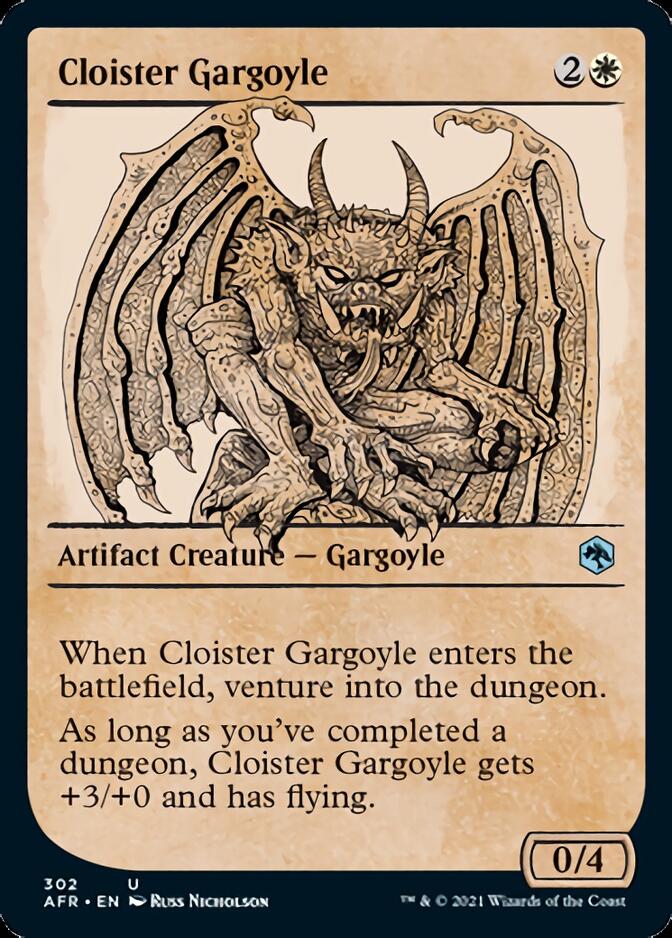 Cloister Gargoyle (Showcase) [Dungeons & Dragons: Adventures in the Forgotten Realms] | Gate City Games LLC