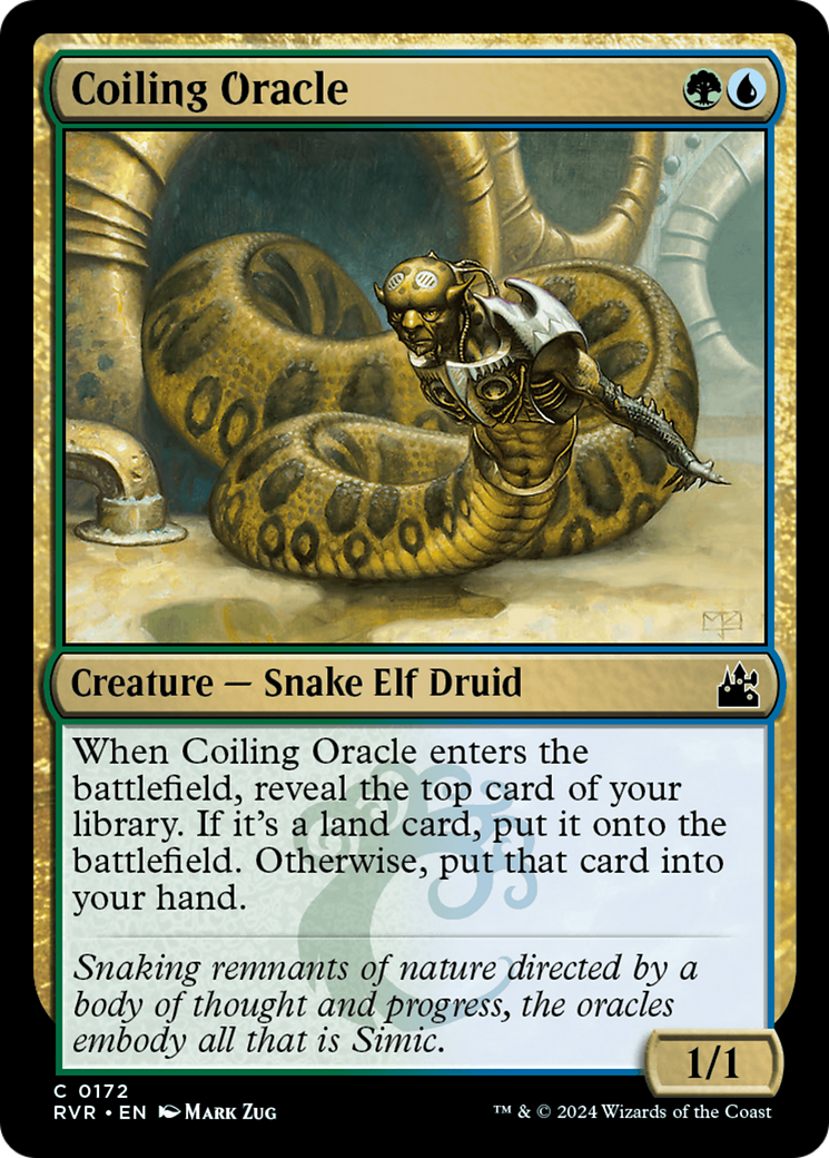 Coiling Oracle [Ravnica Remastered] | Gate City Games LLC