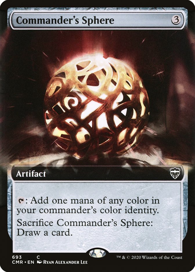 Commander's Sphere (Extended Art) [Commander Legends] | Gate City Games LLC