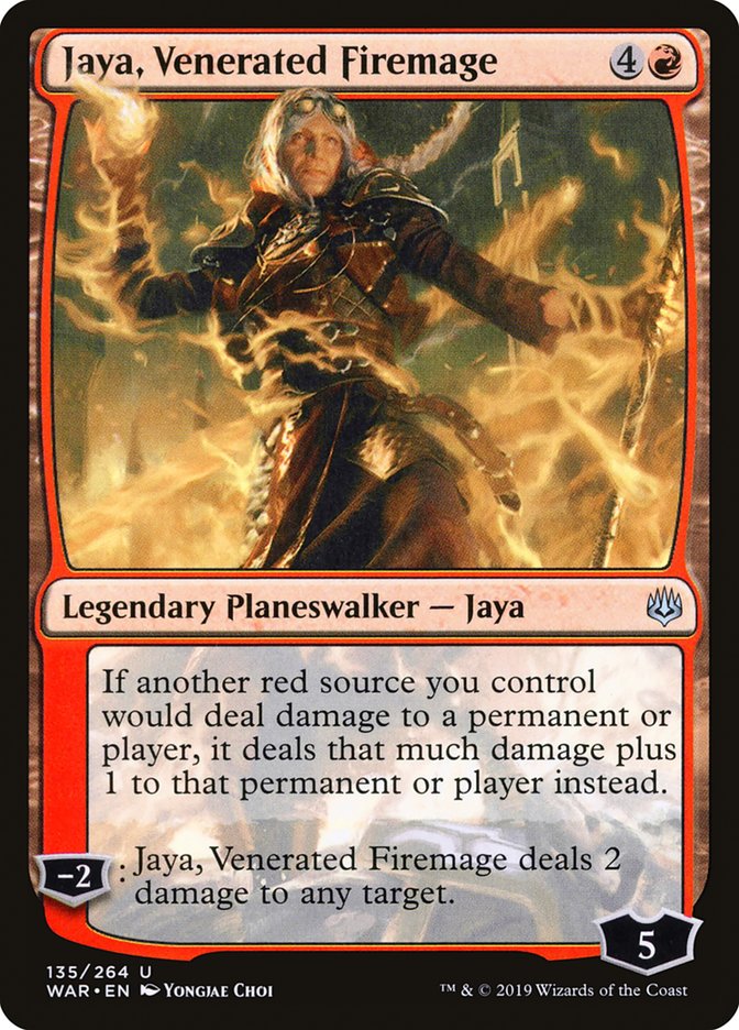 Jaya, Venerated Firemage [War of the Spark] | Gate City Games LLC