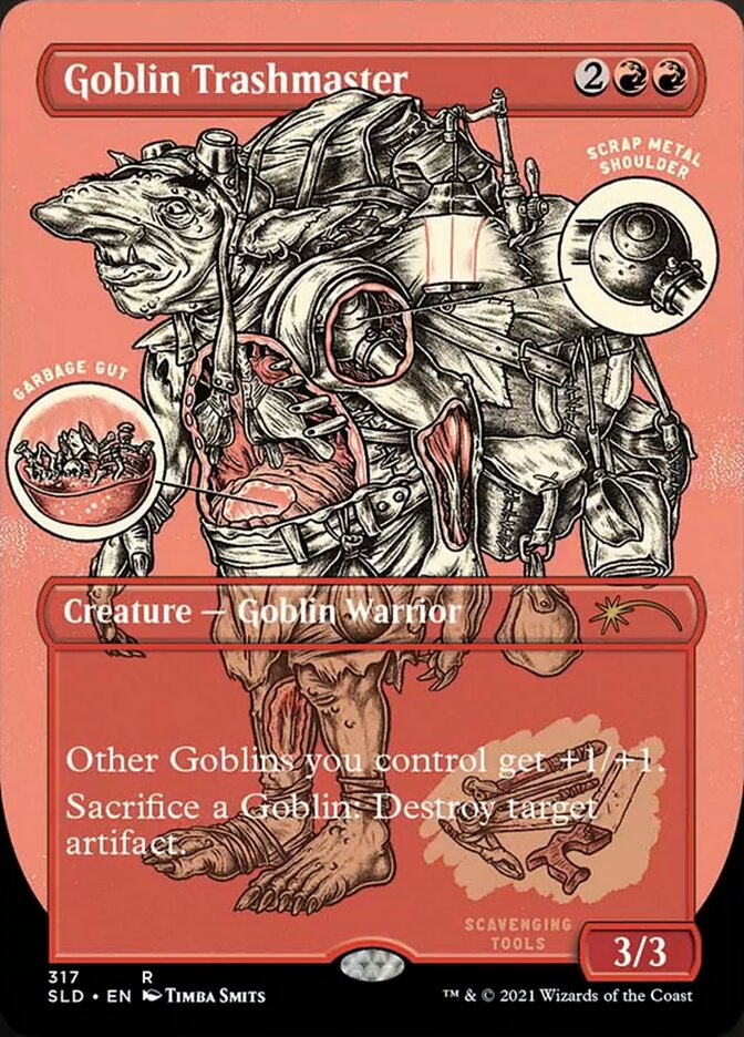 Goblin Trashmaster (Borderless Foil Etched) [Secret Lair Drop Series] | Gate City Games LLC
