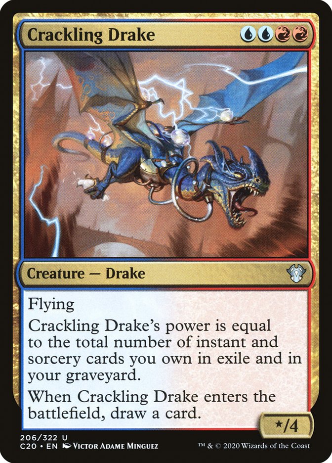 Crackling Drake [Commander 2020] | Gate City Games LLC
