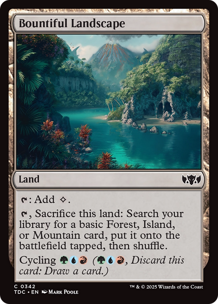 Bountiful Landscape [Tarkir: Dragonstorm Commander] | Gate City Games LLC