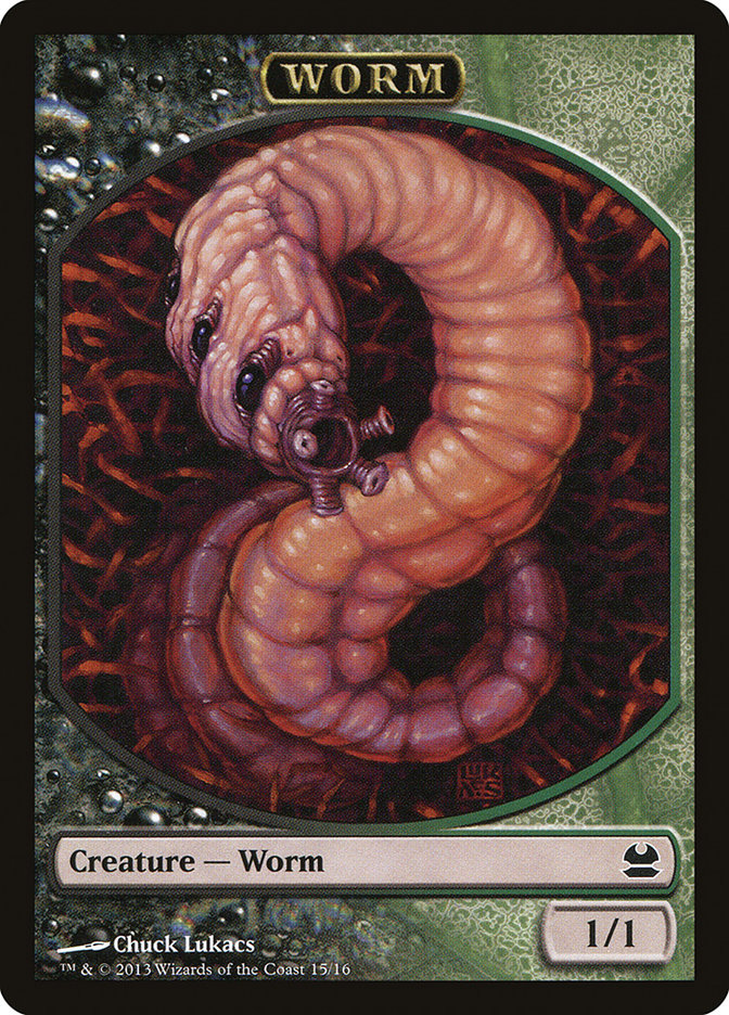 Worm Token [Modern Masters Tokens] | Gate City Games LLC