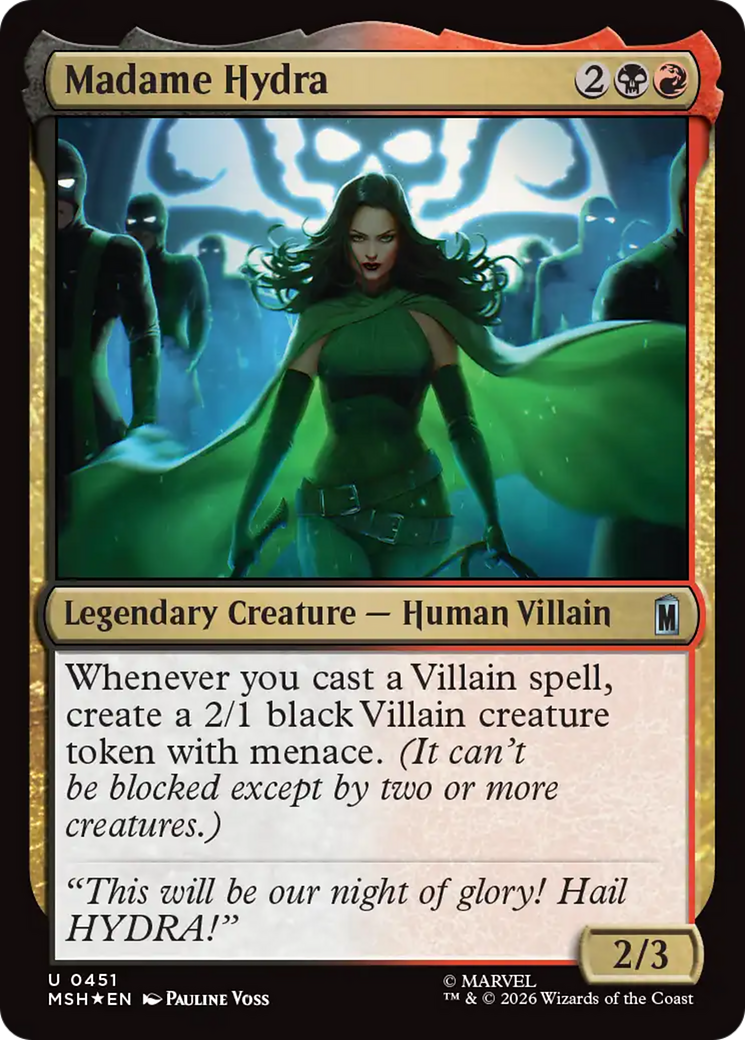 Madame Hydra (Suge Foil) [Marvel Super Heroes] | Gate City Games LLC
