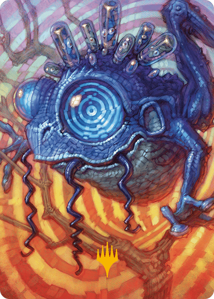 Psychic Frog Art Card (Gold-Stamped Planeswalker Symbol) [Modern Horizons 3 Art Series] | Gate City Games LLC