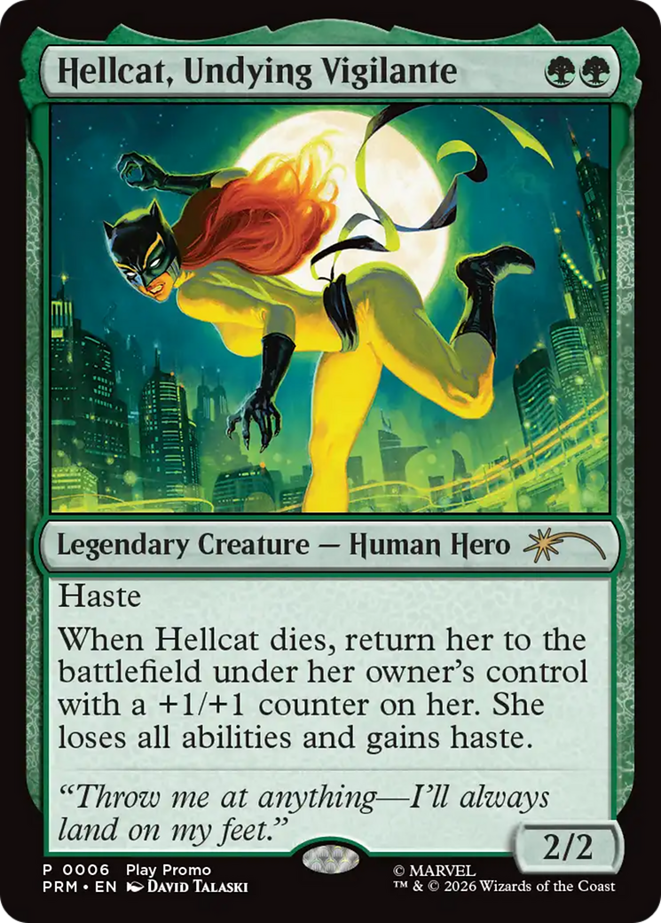 Hellcat, Undying Vigilante [Standard Showdown Promos] | Gate City Games LLC