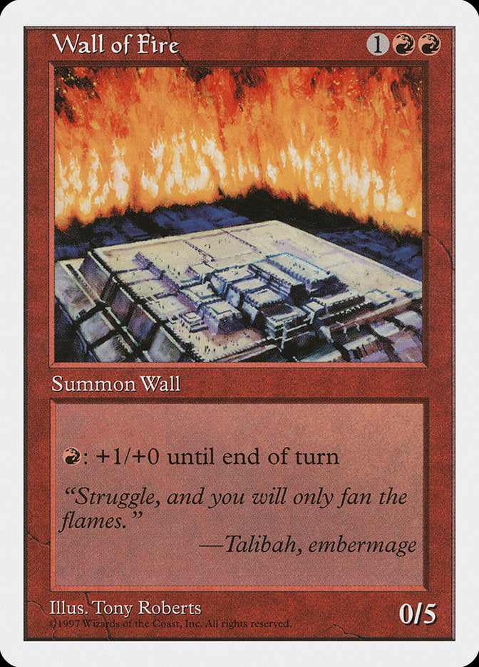 Wall of Fire [Fifth Edition] | Gate City Games LLC