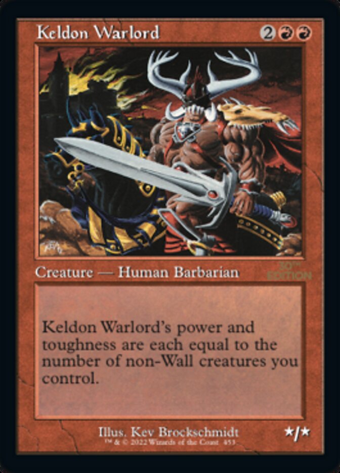 Keldon Warlord (Retro) [30th Anniversary Edition] | Gate City Games LLC