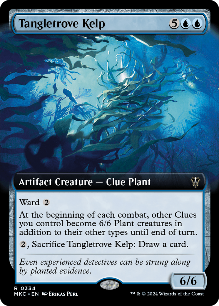 Tangletrove Kelp (Extended Art) [Murders at Karlov Manor Commander] | Gate City Games LLC