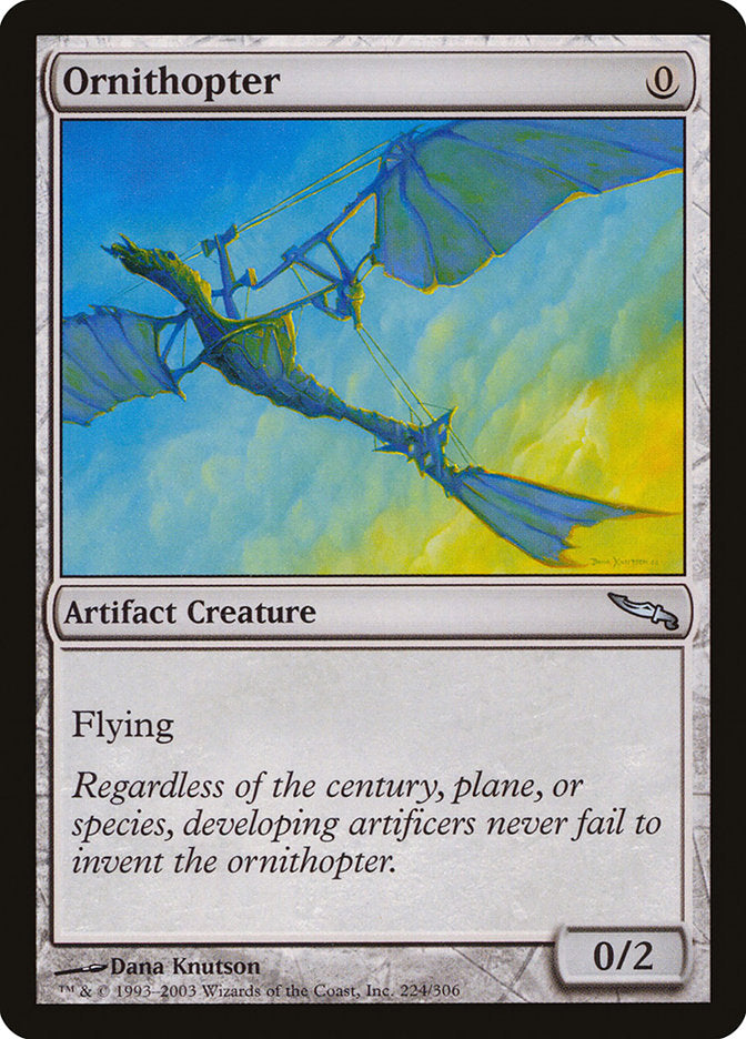 Ornithopter [Mirrodin] | Gate City Games LLC
