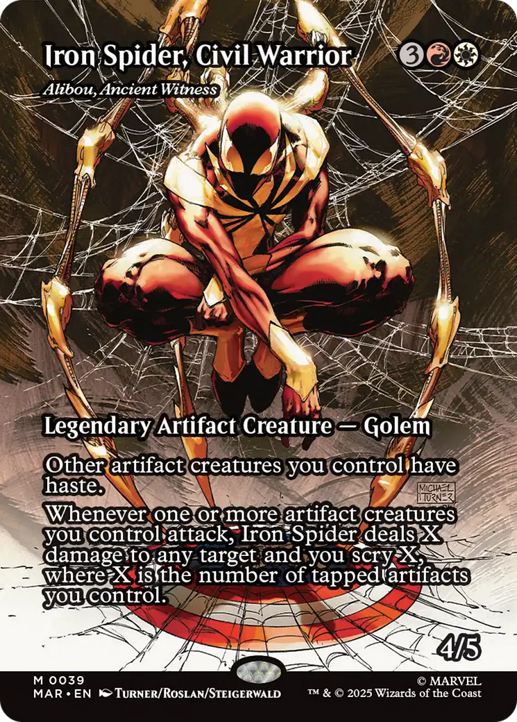 Iron Spider, Civil Warrior - Alibou, Ancient Witness [Marvel's Spider-Man: Eternal-Legal] | Gate City Games LLC