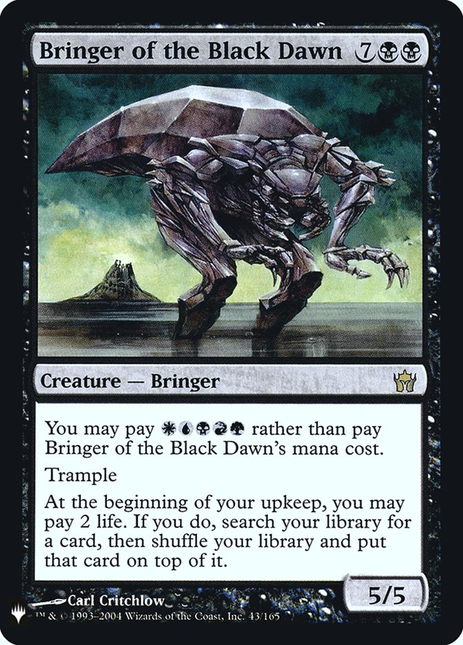 Bringer of the Black Dawn [Mystery Booster] | Gate City Games LLC